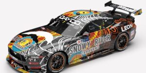 1:43 Scale. James Courtney. Snowy River Racing #7 Ford Mustang GT - 2025 Darwin Triple Crown Indigenous Round