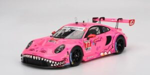 Mini GT 1:64 Porsche 911 Dakar Rallye Design Package – White/Blue #805, Limited Edition