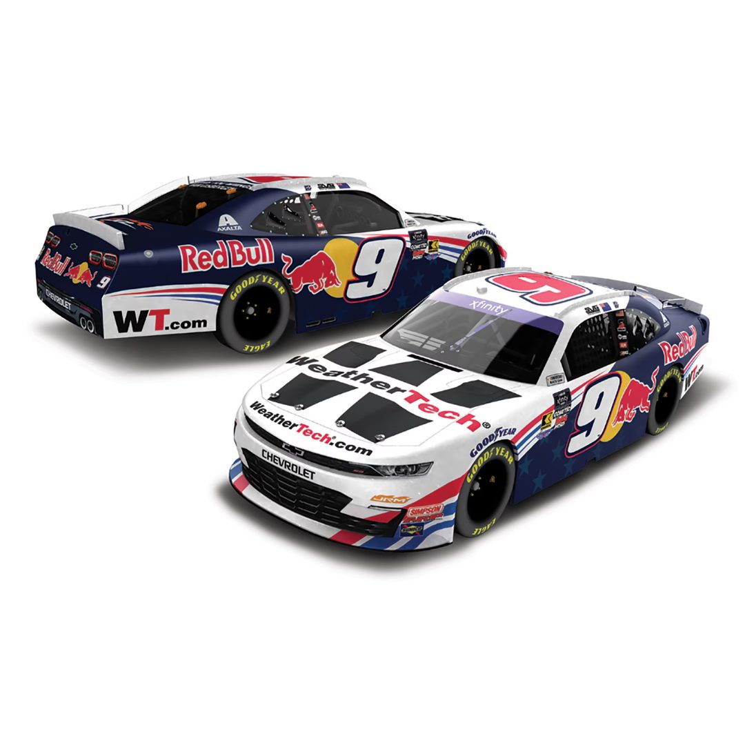 1:24 Scale. Shane Van Gisbergen 2025 #9 Weathertech/Red Bull NASCAR Xfinity Series