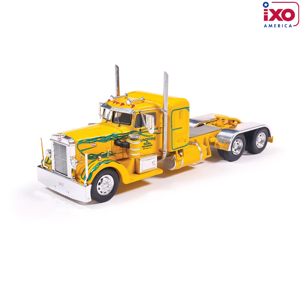 1:64 Scale. PETERBILT 350 1962- YELLOW GREEN FLAMES