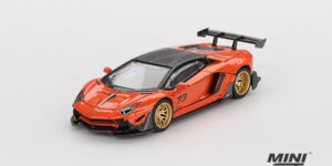 1:64 Scale. LB★WORKS Lamborghini Aventador Limited Edition Orange MDX 2025. MINI GT
