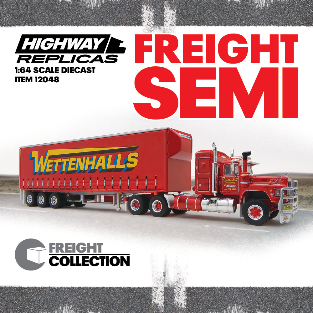 1:64 Scale. 'WETTENHALLS' Freight Semi (Freight Collection)