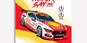 Brodie Kostecki/ Todd Hazelwood Shell V-Power Racing Team - Never Say Die: 2026 Repco Bathurst 1000 Winners - Standard Limited Edition Print