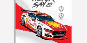 Brodie Kostecki/ Todd Hazelwood Shell V-Power Racing Team Never Say Die: 2026 Repco Bathurst 1000 Winners Collectors Print