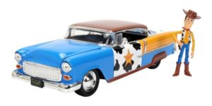 1:24 Scale. 1955 Chevrolet Bel Air with Woody Figurine, TOY STORY