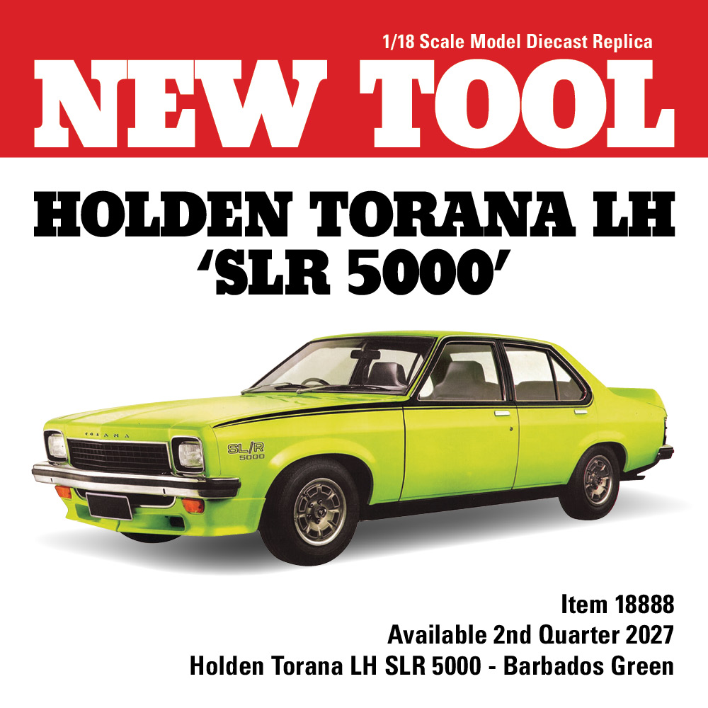 1:18 Scale. Holden LH Torana SLR 5000 Barbados Green