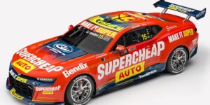 1:43 Scale. Craig Lowndes / Bayley Hall. Supercheap Auto Racing #15 Chevrolet Camaro ZL1 – 2026 Repco Bathurst 1000 Wildcard