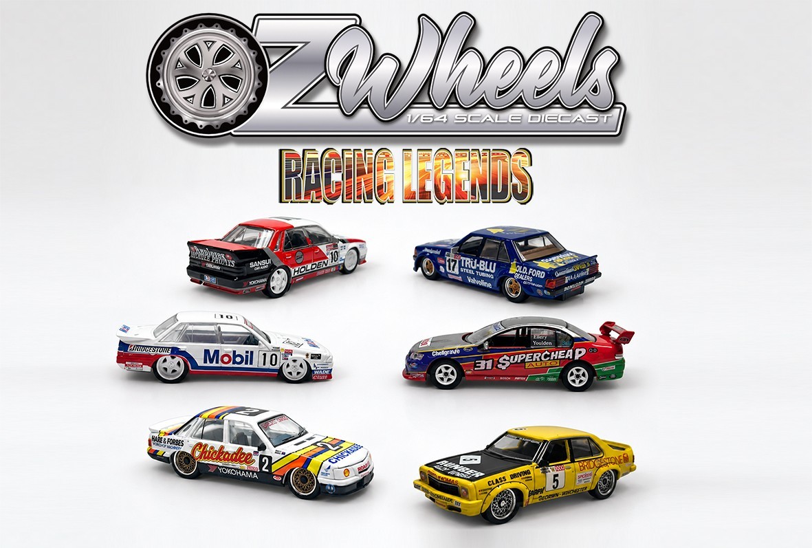 1:64 Scale. Racing Legends, Series 2. (Set of 6) OZ WHEELS