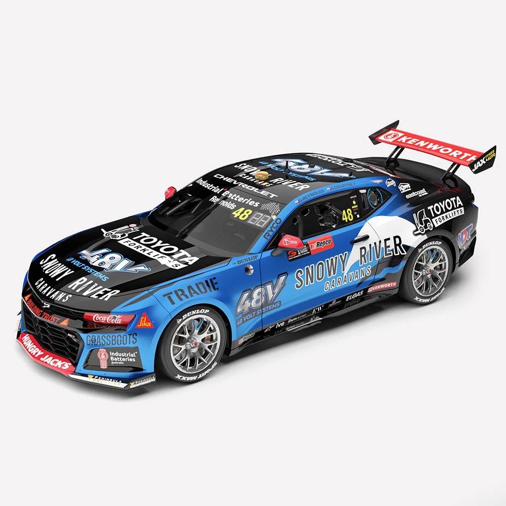 1:43 Scale. David Reynolds / James Courtney. Snowy River Racing #48 Chevrolet Camaro ZL1 – 2026 Repco Bathurst 1000