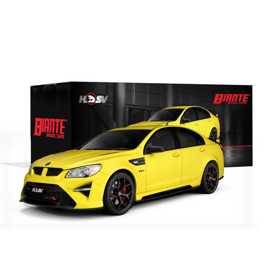 1:18 Scale. HSV GTSR W1 XU3 'YELLAH'